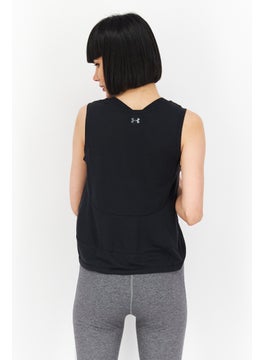 UNDER ARMOUR Women Sportswear Fit Training Tank Top, Black  - Image 4