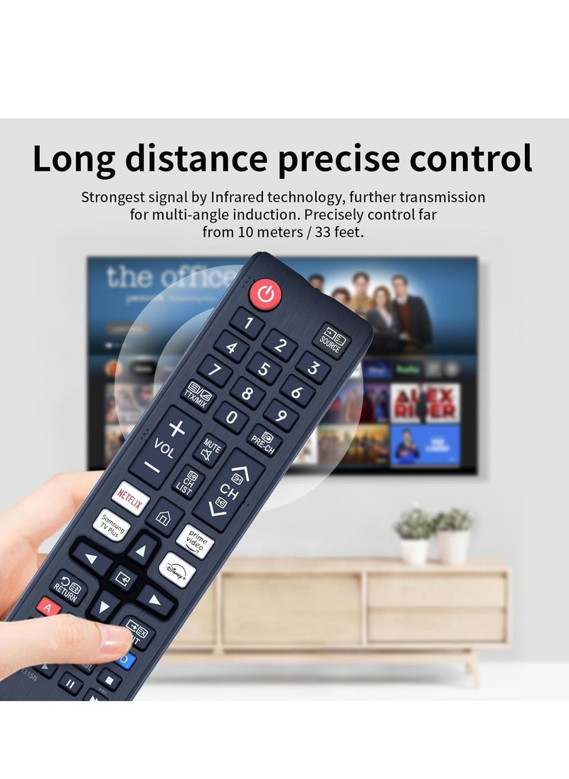 SmartGrist Replacement Remote Control BN59-01315N Compatible with Samsung QLED QD 4K Smart TV QE55S95BATXXU, QN55S95BAFXZA, QN65S95BAFXZA, QE65S95BATXXU, QE65S95BS95B with Battery - Image 3