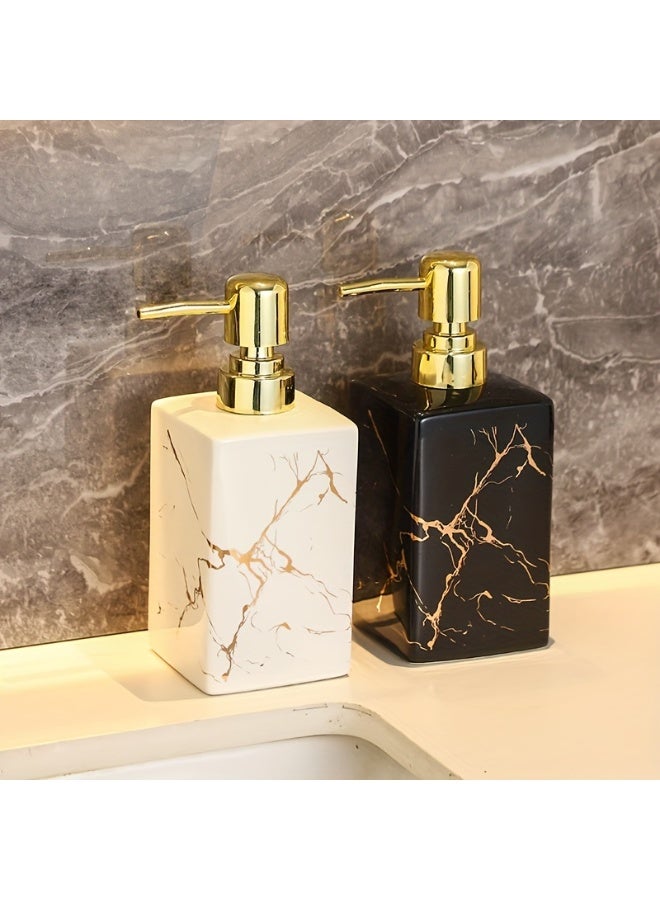 FUKE 360ml Soap Dispenser Elegant Refillable Perfect for Hotel & Bathroom Decor - Image 5