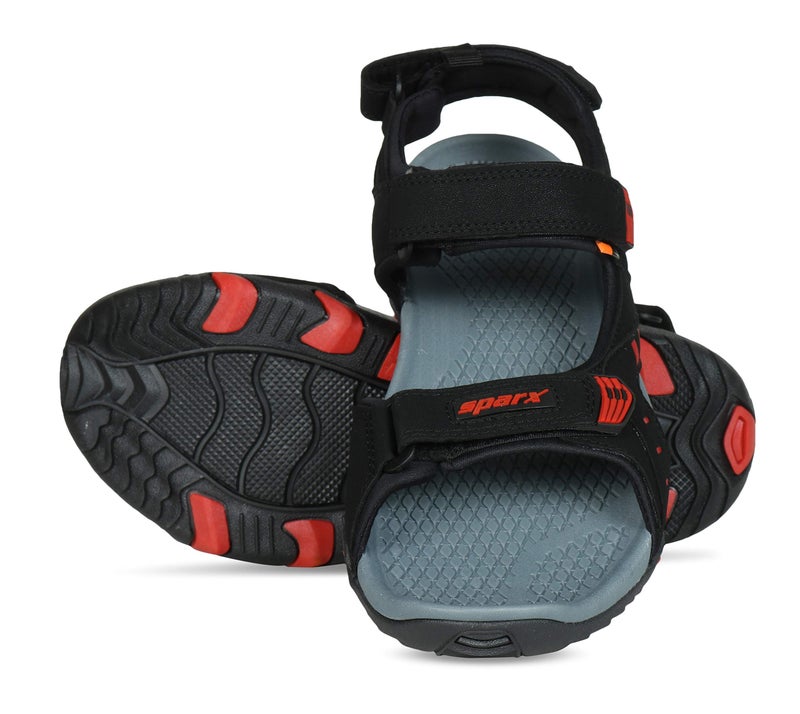 SPARX Men's Black Red Outdoor Sandals-10 UK (SS0485G_BKRD0010) - Image 2