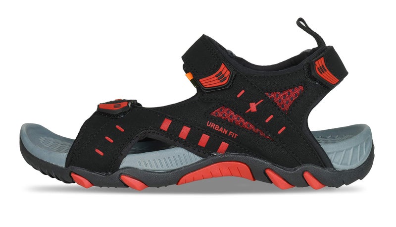 SPARX Men's Black Red Outdoor Sandals-10 UK (SS0485G_BKRD0010) - Image 3