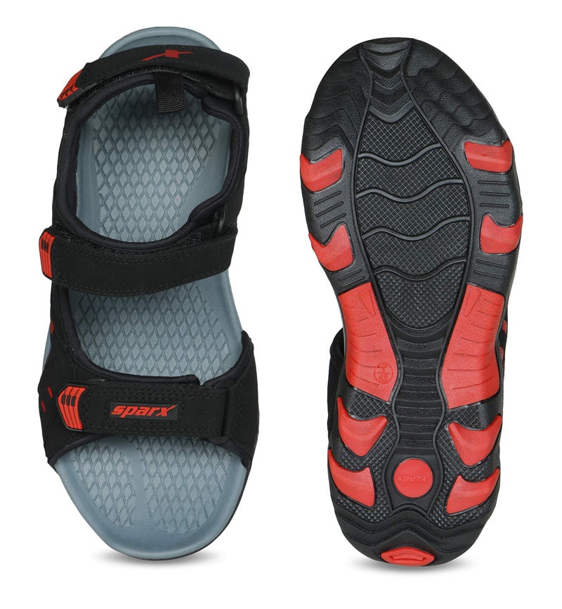 SPARX Men's Black Red Outdoor Sandals-10 UK (SS0485G_BKRD0010) - Image 5