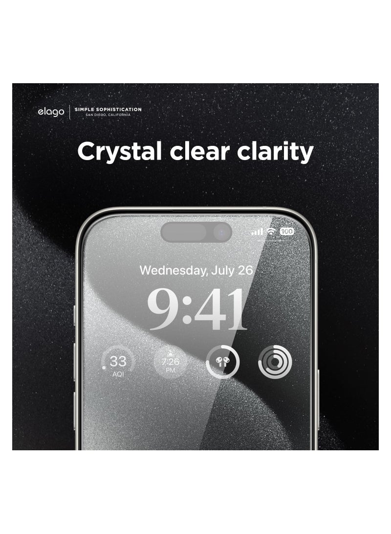 ELTRAZONE PRIVACY Tempered Glass for iPhone 15 PRO (2023) Screen Protector - [28degree 1 PACK] - Image 4