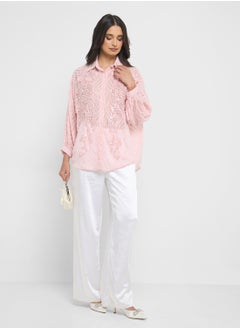 ELLA Embellished Button Down Shirt  - Image 4