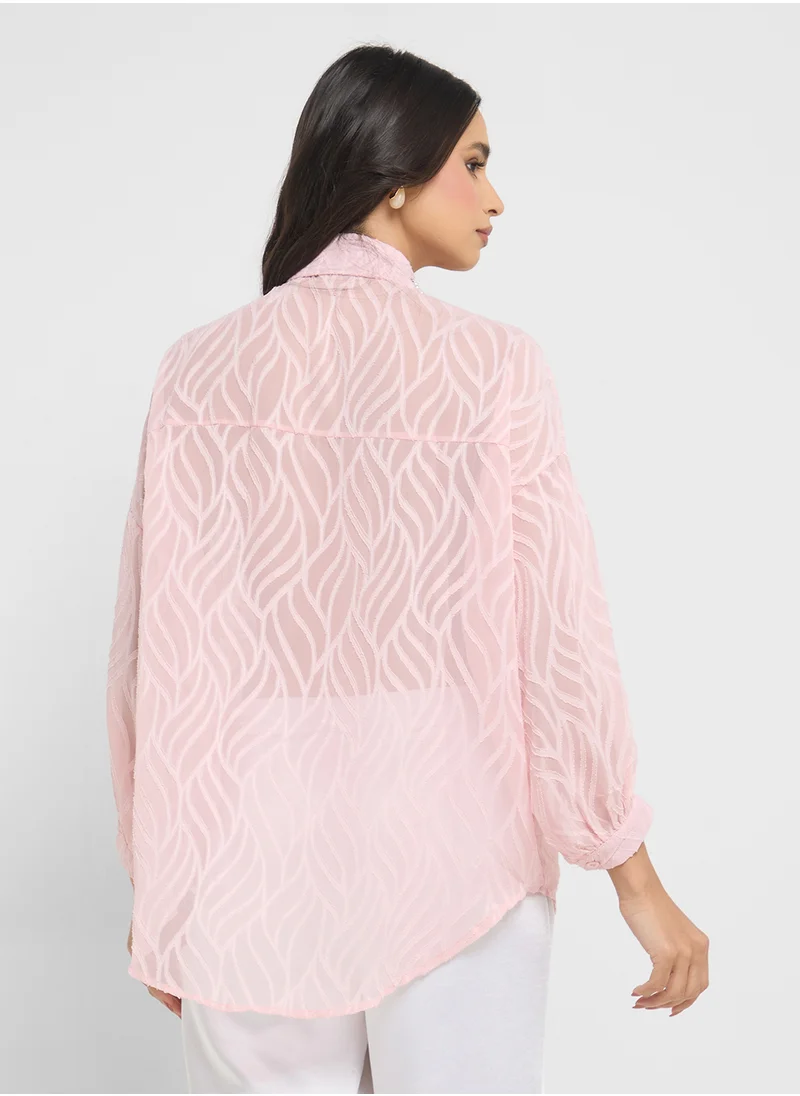 ايلا Embellished Button Down Shirt