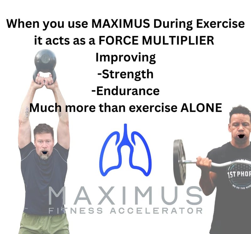Maximus Fitness Accelerator | Breathing Trainer for Lungs Created & Studied by Experts | Lightweight 1oz Breathing Exercise Device for Improving Fitness & Strength | Trusted by Top Athletes - Image 3
