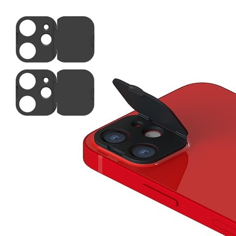 EYSOFT Phone Camera Lens Cover Compatible for iPhone 12 Mini,Camera Lens Protector to Protect Your Privacy and Security, Strong Adhesive,2 Pack - Image 2