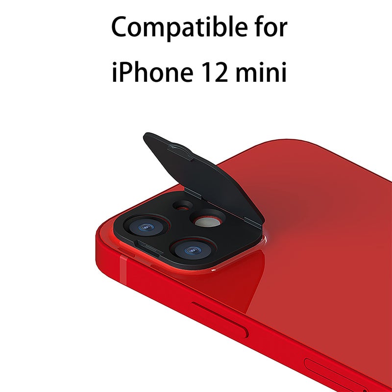 EYSOFT Phone Camera Lens Cover Compatible for iPhone 12 Mini,Camera Lens Protector to Protect Your Privacy and Security, Strong Adhesive,2 Pack - Image 3