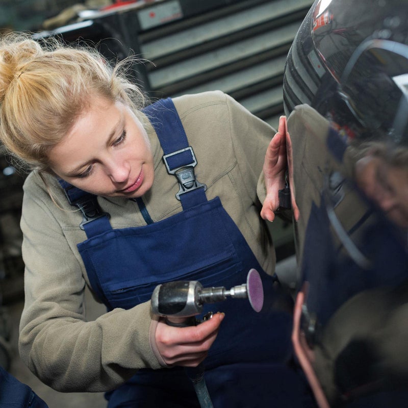 uxcell 30Pcs 3-Inch Purple Sanding Discs 1500 Grits Hook and Loop Professional Aluminum Oxide Sand Paper Wet Dry Polish for Wood Metal Paint Finishing - Image 5