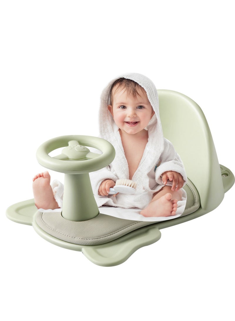 ما بيبي طفل كرسي حمام ، طفل لطيف كرسي حمام الكرتون ، قابل للفصل والتركيب طفل كرسي دش - Image 1