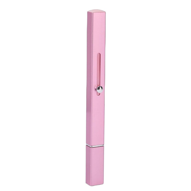 ZJchao Retractable Lipstick Brush Dual Head Makeup Brush with Cover for Lip Liner Concealer Pink Lightweight Metal Handle Travel Friendly - Image 2