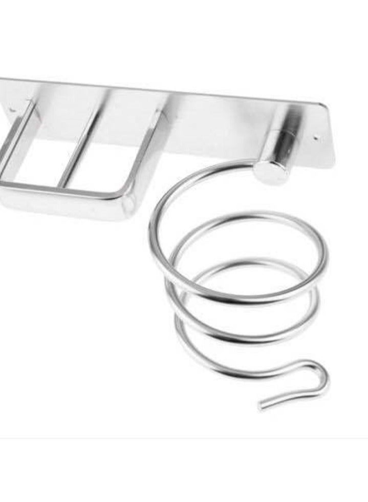 Loquat Gold Square Hair Dryer Holder