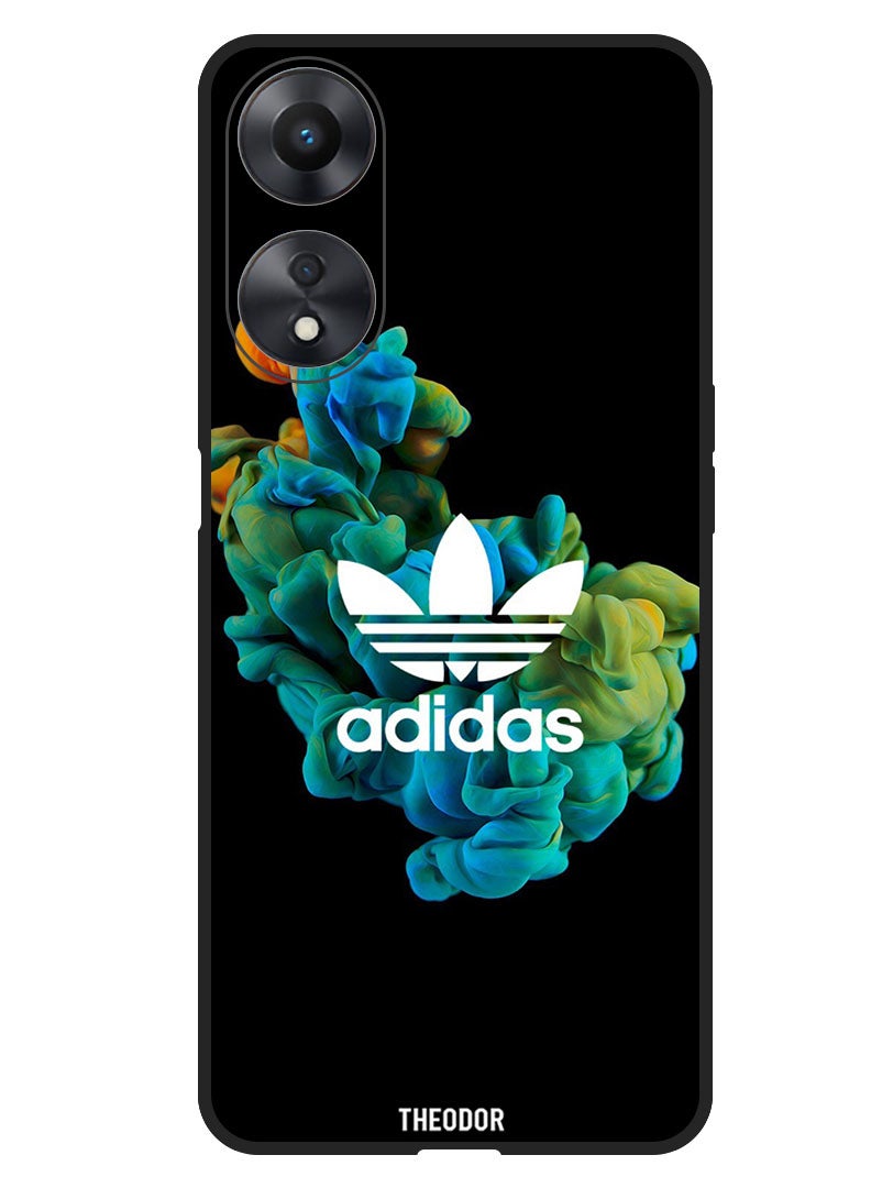Theodor Protective Case Anti Scratch Shock Proof Bumper Cover For Oppo A98 Colourful smoke - Image 1