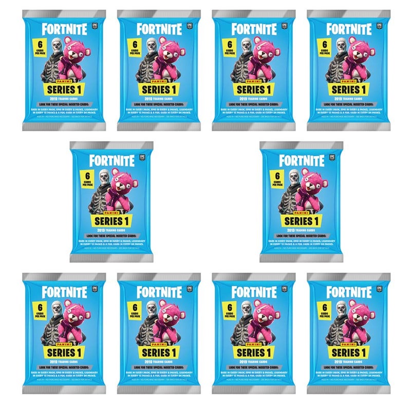FORTNITE بطاقات تداول فورتنايت من بانيني 2019، حزمة ضخمة مكونة من 10 بطاقات - Image 2
