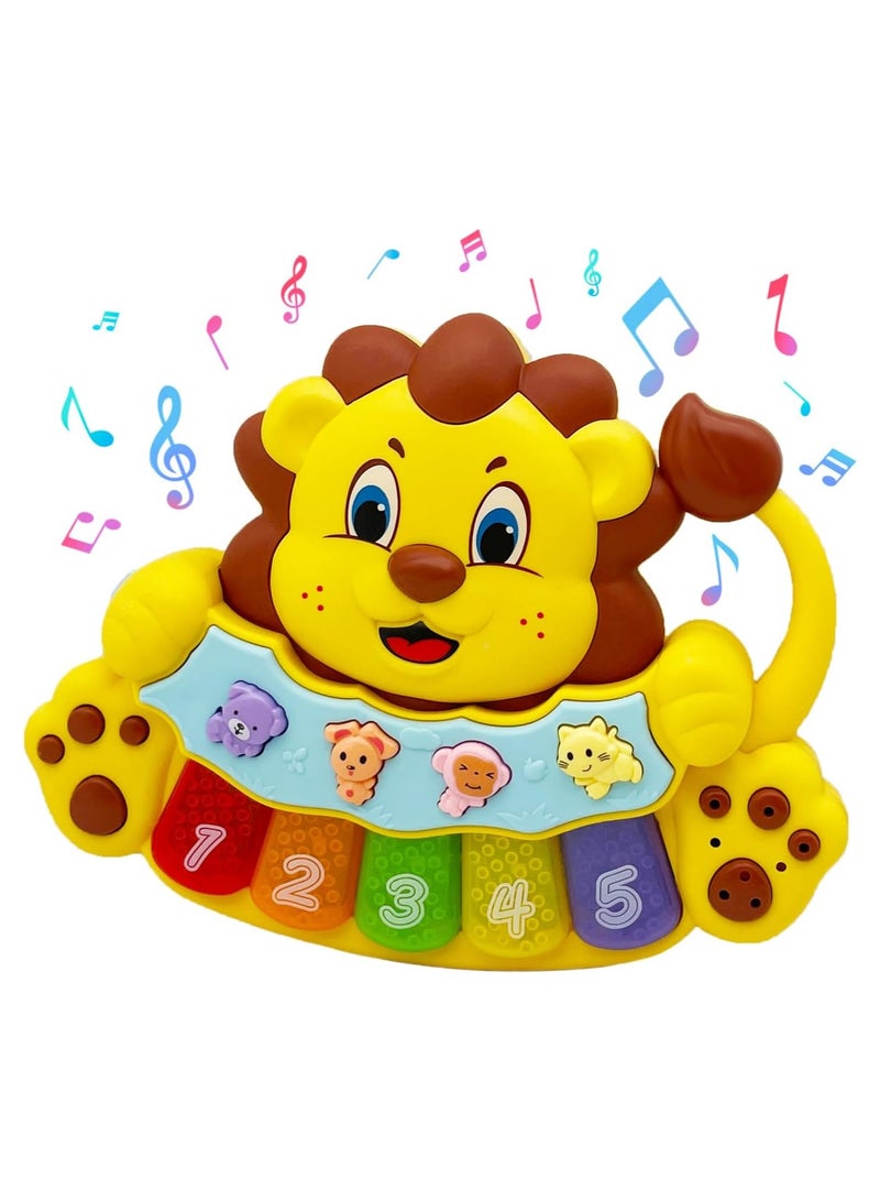 Baby Piano Toy, Light Up Music Baby Toys for12 18 Months Early Learning Educational Piano Toy 1 Year Old Boy Girl Gifts  - Image 1