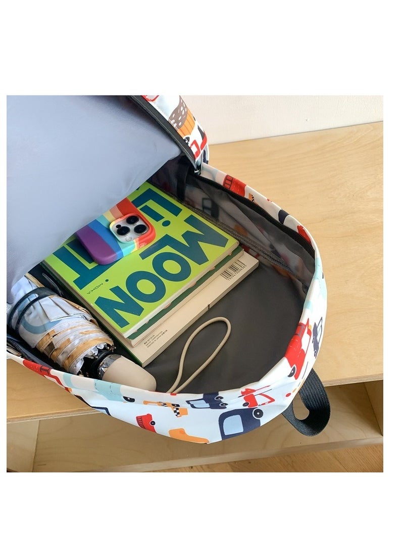 Taiahiro The fashionable printed schoolbag, paired with the same pen case and insulated rice bag, is more convenient and practical for both going to school and traveling.  - Image 2