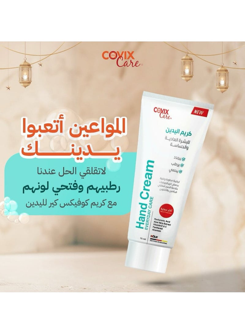 covix care Hand Cream for Sensitive and Normal Skin 75 ml - Image 3