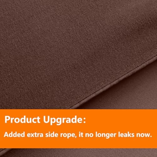 TAIMIT Brown Twin Size Comforter Set - 5 Pieces, Bed in a Bag Bedding Sets with All Season Soft Quilted Warm Fluffy Reversible Comforter,Flat Sheet,Fitted Sheet,1 Pillow Shams,1 Pillowcases - Image 3