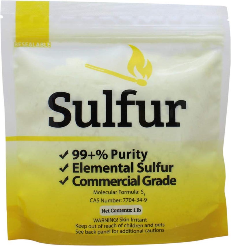 Duda Energy 1 lb Yellow Sulfur Powder Fertilizer, Commercial Grade, Elemental - Image 4