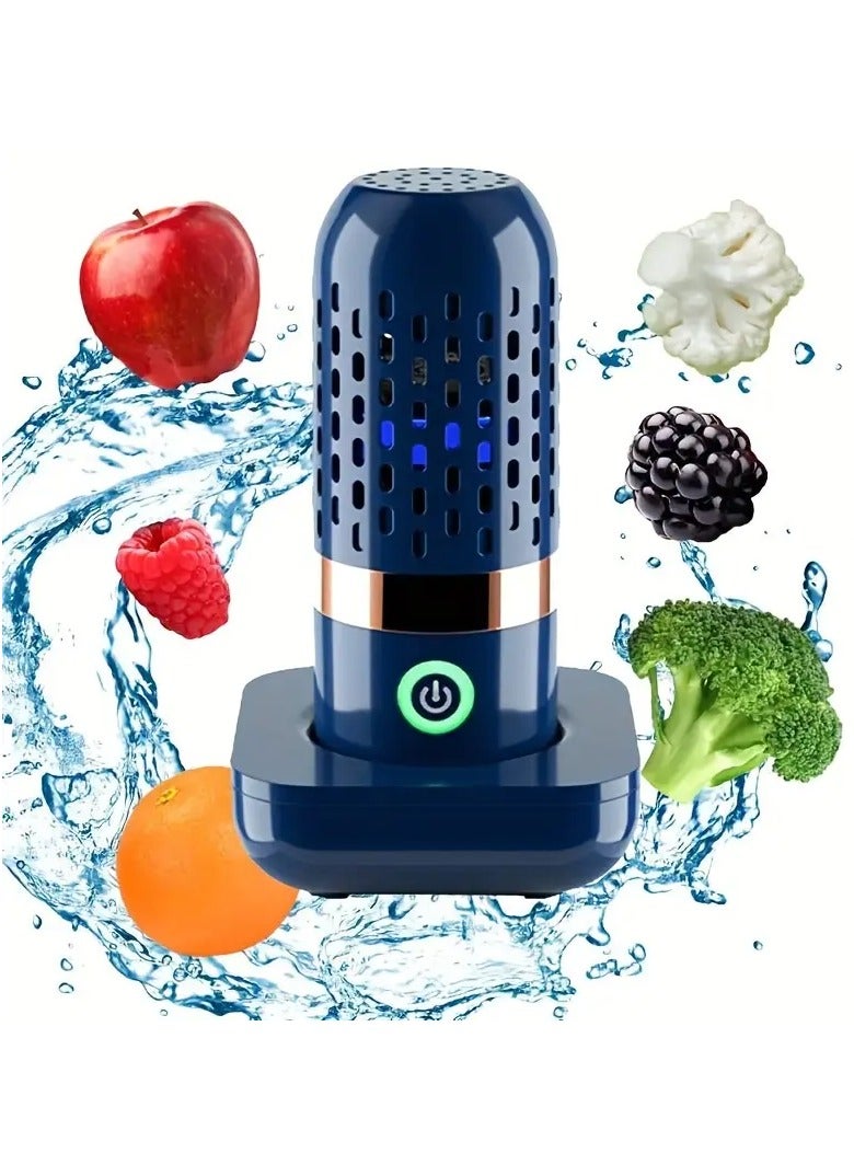 DubaiGallery USB Rechargeable Capsule-Type Fruit & Vegetable Washer - Perfect for Cleaning Meat & Purifying Water! - Image 1