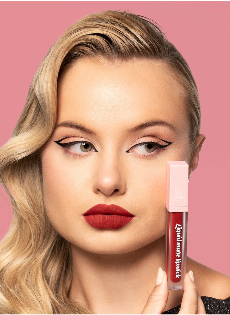 Siella Beauty Liquid Matte Lipstick Leen  - Image 2