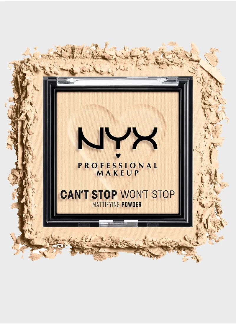 NYX PROFESSIONAL MAKEUP Can't Stop Won't Stop Mattifying Powder  Fair