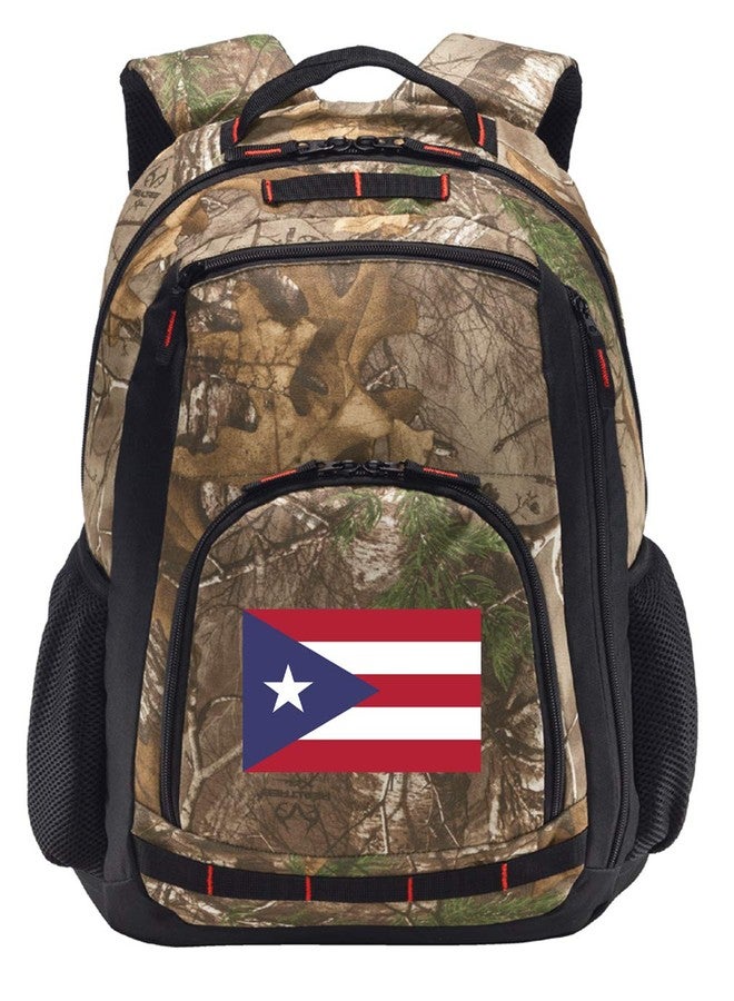Broad Bay Puerto Rico Flag Camo Backpack Puerto Rico Backpacks - Laptop Section! - Image 1