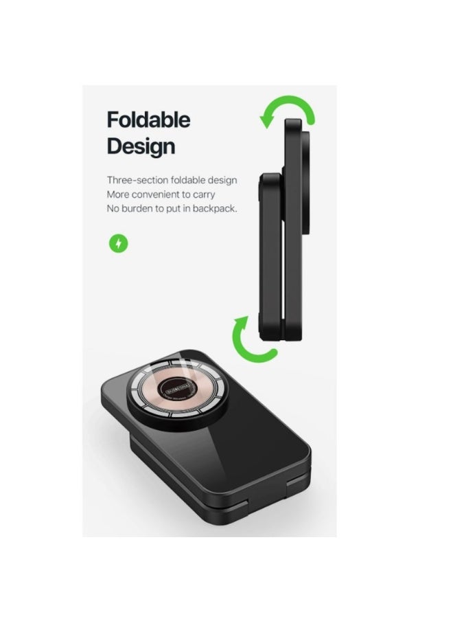 Duzzona W17 3in1 15W Wireless Charger Stand for MagSafe / Smart Watch / TWS Hedset Airpods Black