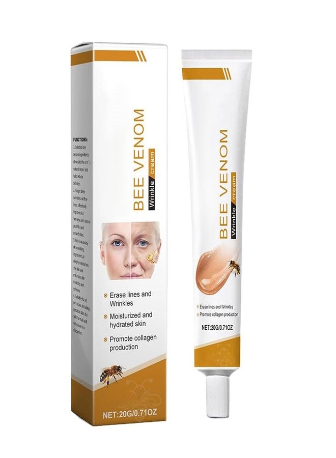 FYEBOO Bee Venom Moisturiser Cream Wrinkle Removal & Firming, Anti-Aging Eye & Face Bee Venom Skin Treatment Cream (1 Pack, 0.71Oz) - Image 1