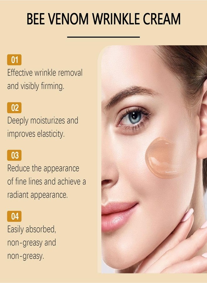 FYEBOO Bee Venom Moisturiser Cream Wrinkle Removal & Firming, Anti-Aging Eye & Face Bee Venom Skin Treatment Cream (1 Pack, 0.71Oz) - Image 3