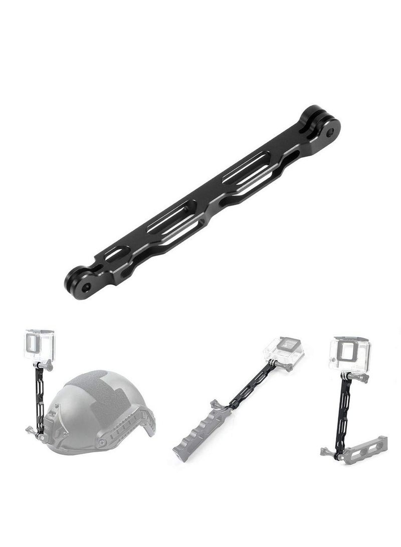 Aluminum Alloy Helmet Mount Extension for GoPro Hero Max/Insta360 One X2