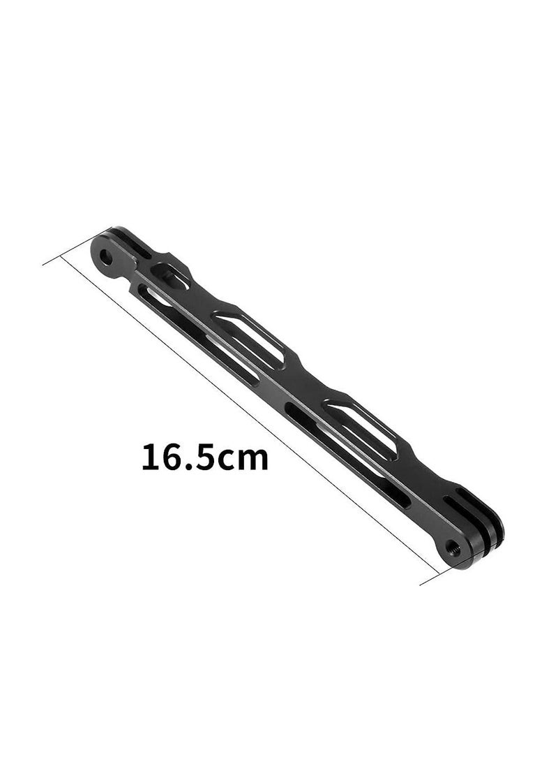 Aluminum Alloy Helmet Mount Extension for GoPro Hero Max/Insta360 One X2