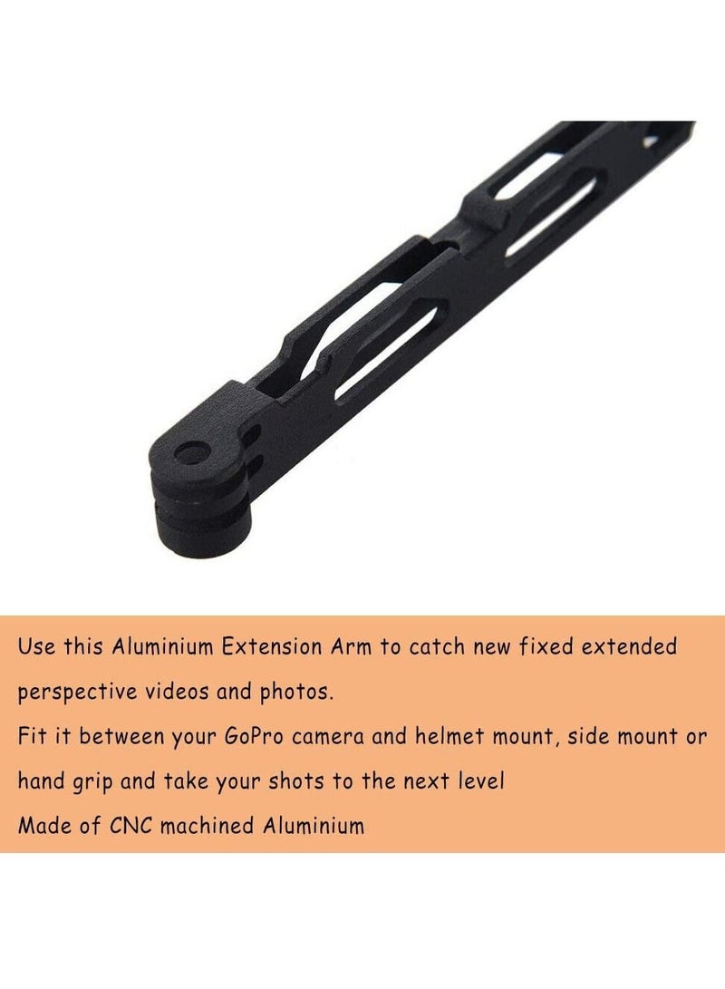 Aluminum Alloy Helmet Mount Extension for GoPro Hero Max/Insta360 One X2