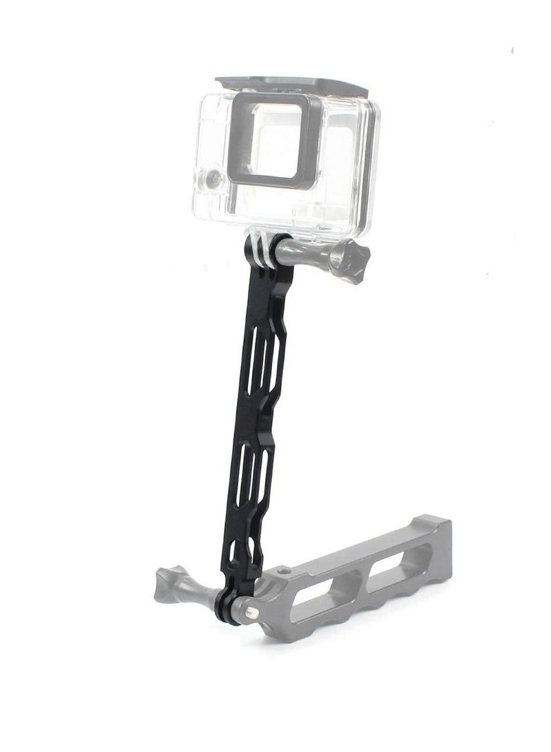 Aluminum Alloy Helmet Mount Extension for GoPro Hero Max/Insta360 One X2