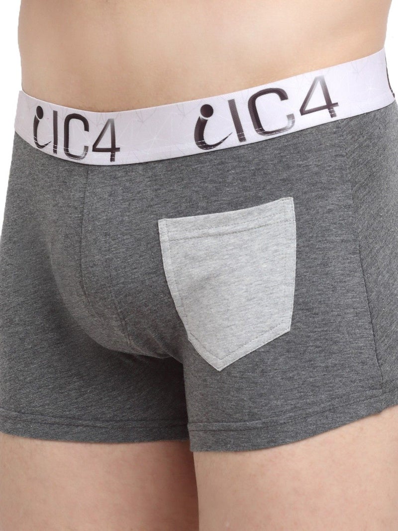 IC4 Store شورت جيب رمادي للرجال - Image 4