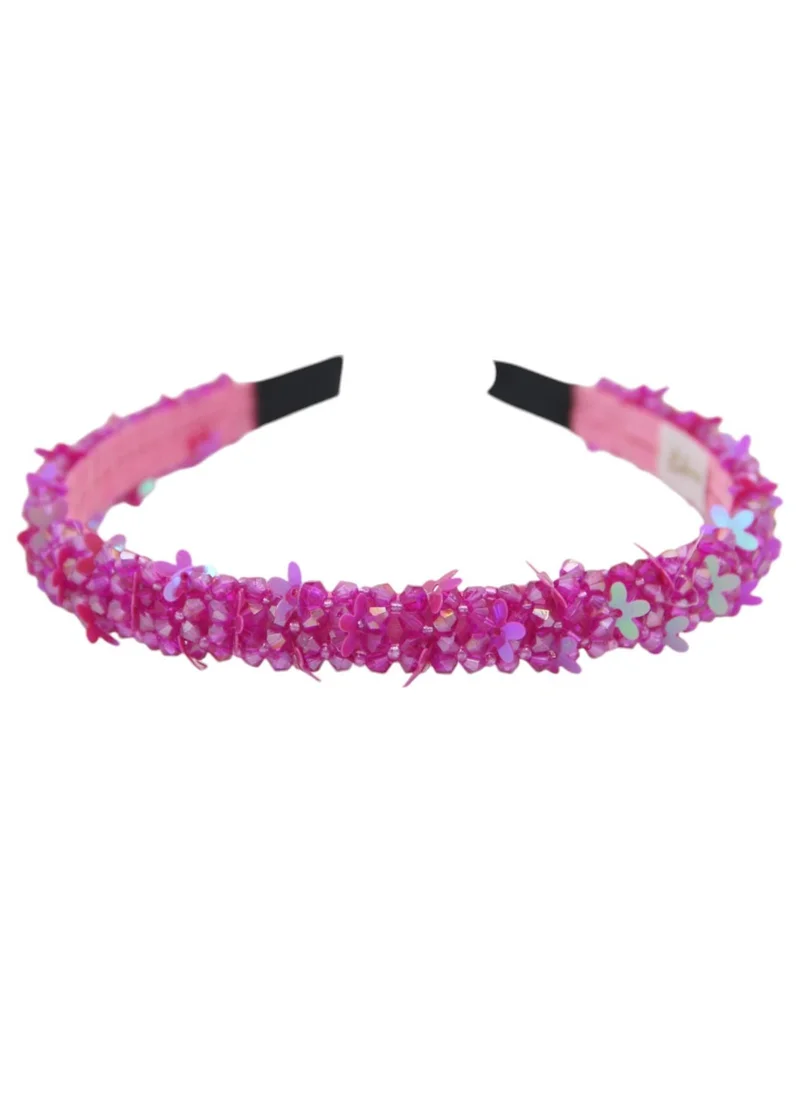 دىدانيالا Headband Anna For Girls Butterfly Dark Pink