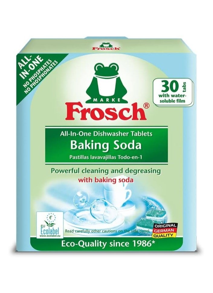 Frosch Frosch Baking Soda Automatic Dishwashing Tabs - 30x18g 