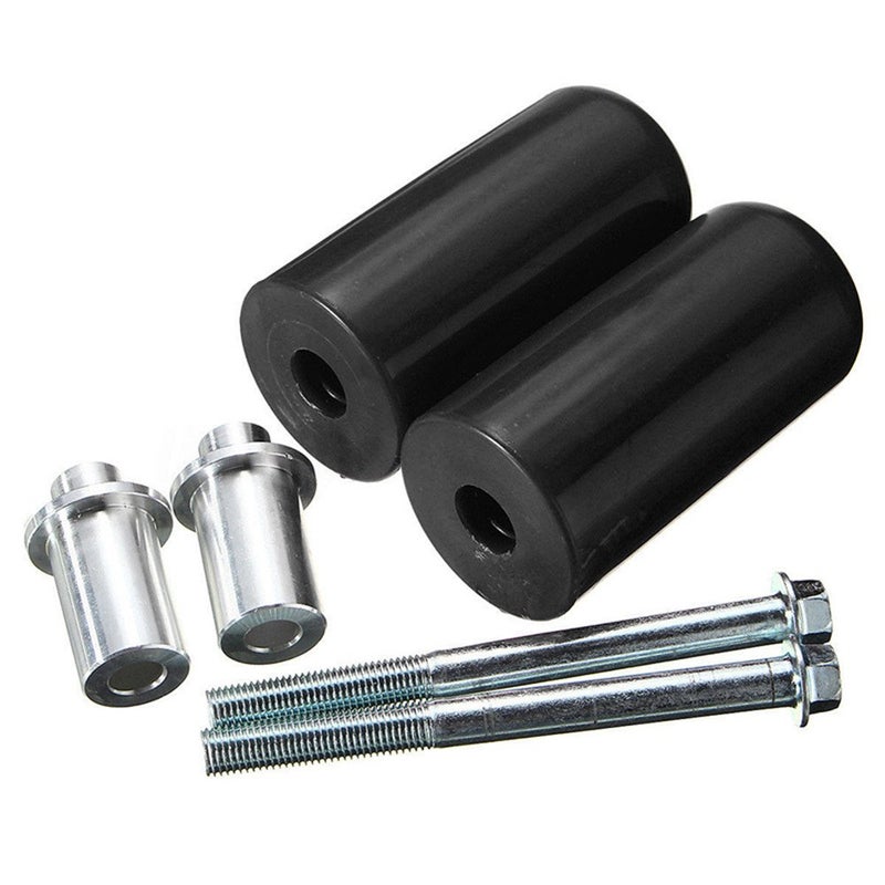 Frame Sliders, Yefun Universal Motorcycle Frame Sliders Anti Crash Protector for Yamaha Honda Suzuki (Black)