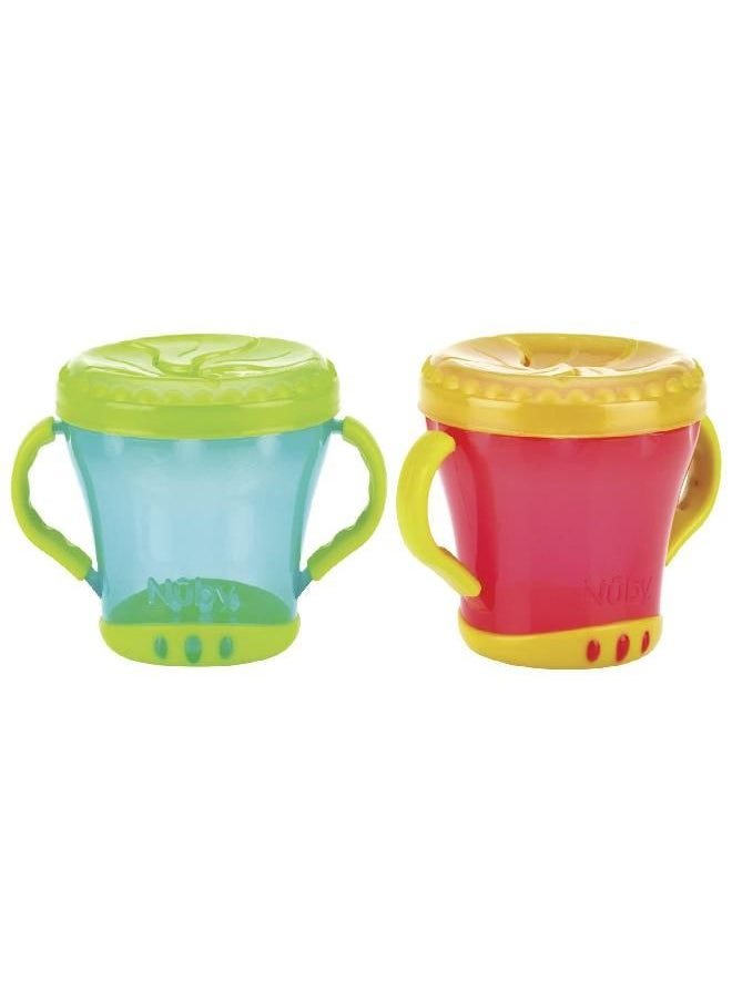 Nuby Nuby Plastic Snack Keeper, Colors May Vary, 5"  - Image 4