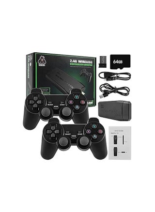 BESTIM INCUK Wireless Retro Game Console with Two 2.4G Wireless Controllers, Plug & Play Video Game Stick Built in 3500/10000+ Games,9 Classic Emulators, 4K High Definition HDMI Output for TV (64G) - pzsku/ZED6EE8E6278078E31772Z/45/_/1730734195/f900eac4-f47b-4b12-84c3-a04ad09ec22b