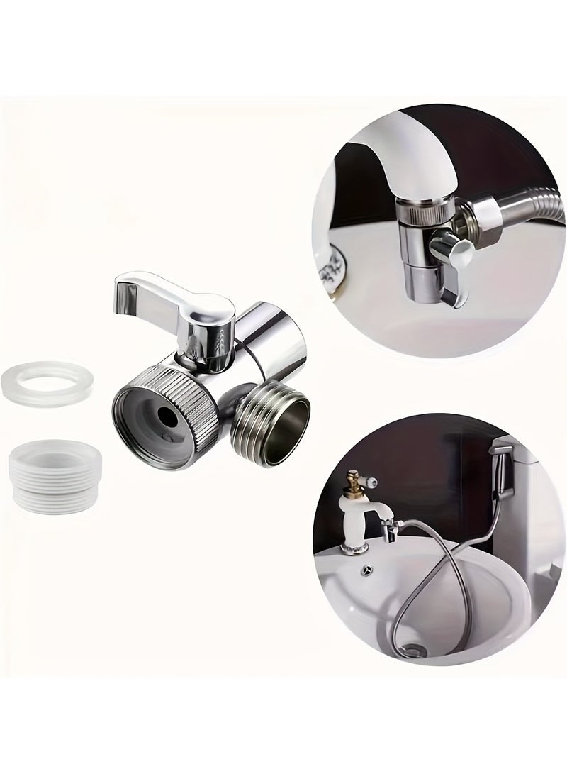 1set Sink Faucet Sprayer With Shower Hose, Handheld Shower Set For Pet Shower Hair Washing, Sink Sprayer Attachment For Faucet, Wall Mounted Sink Faucet Sprayer Kit, Bathroom Accessories - Image 5