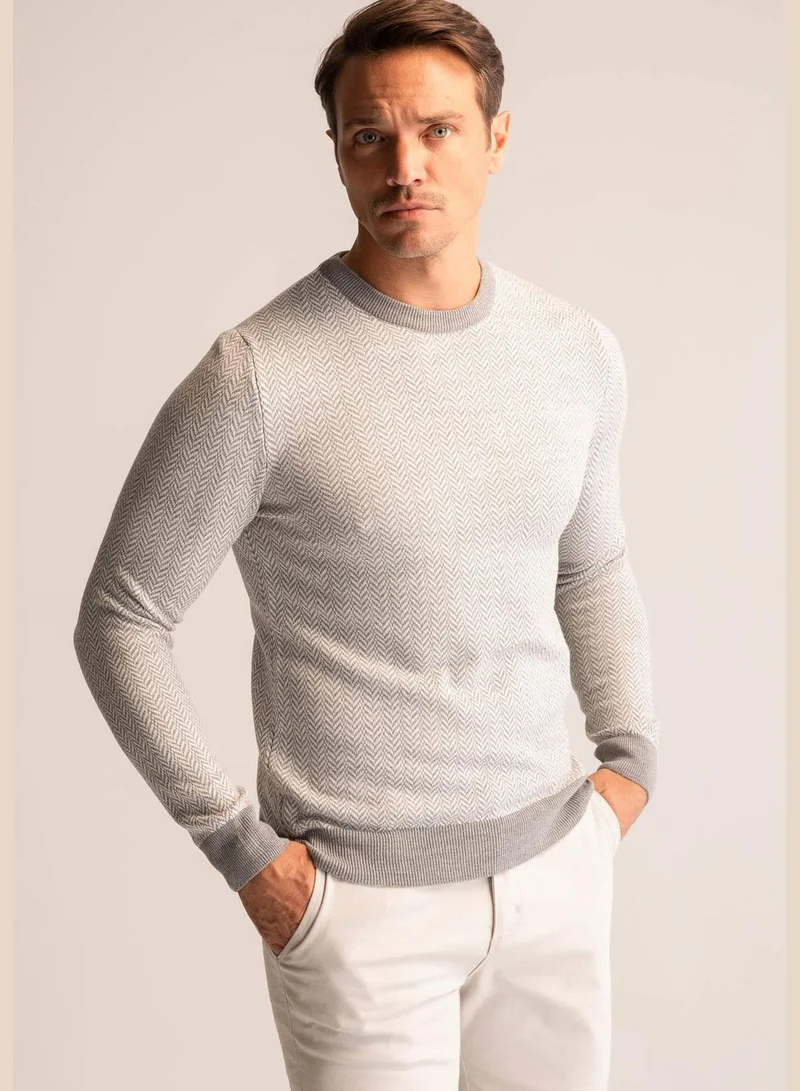 ديفاكتو Man Slim Fit Tricot Pullover