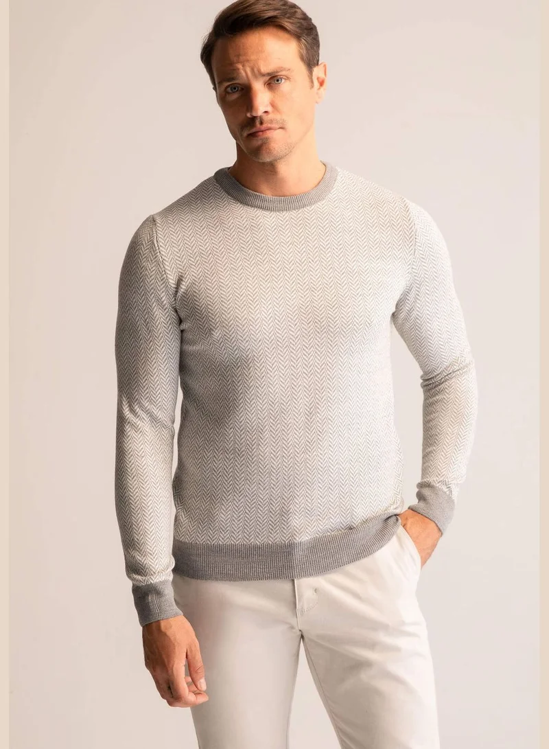 ديفاكتو Man Slim Fit Tricot Pullover