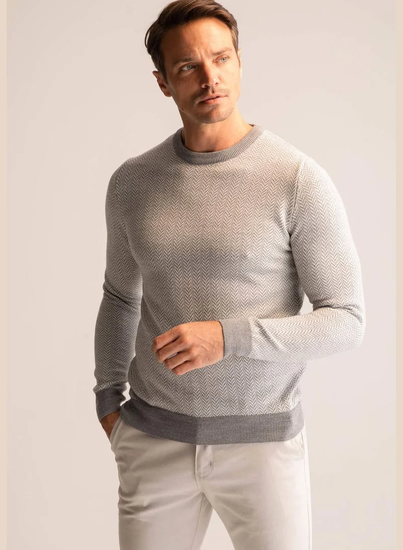 ديفاكتو Man Slim Fit Tricot Pullover