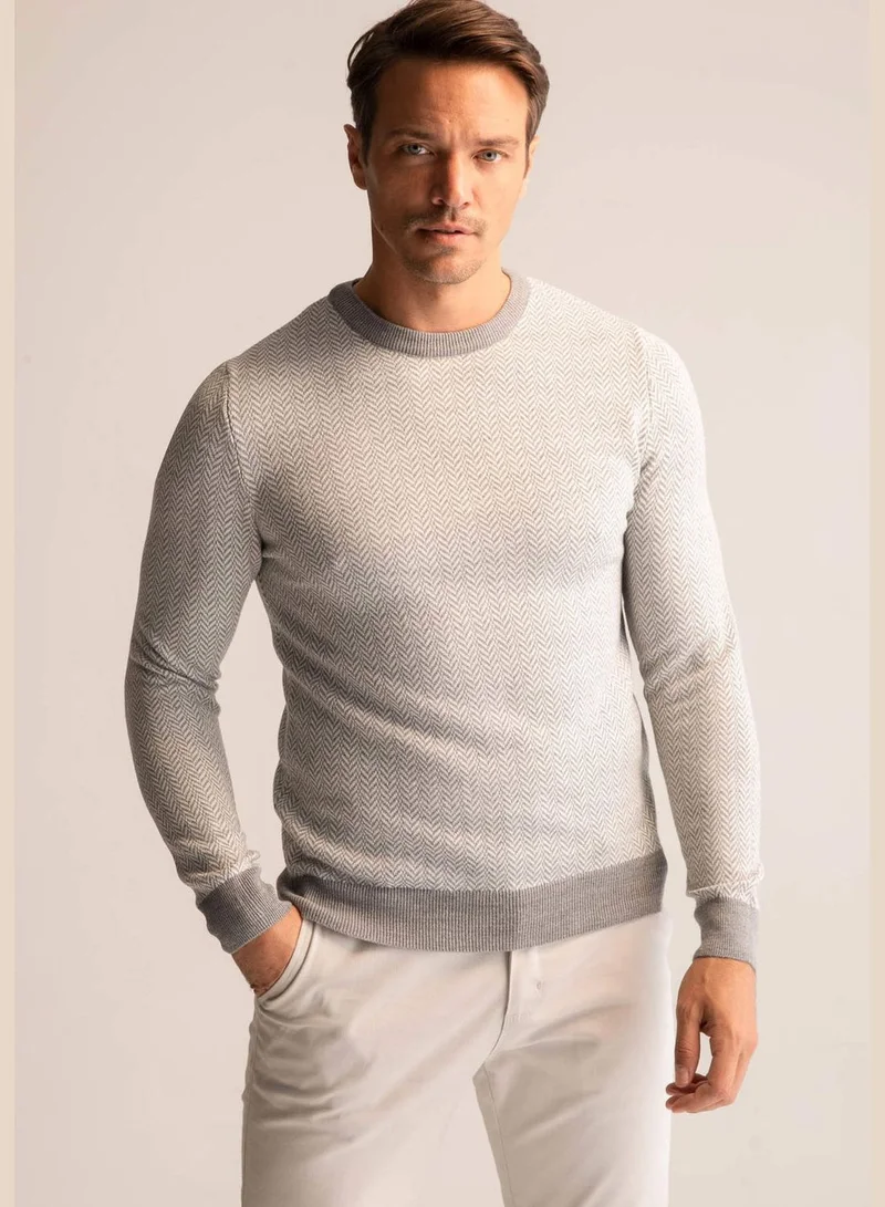 ديفاكتو Man Slim Fit Tricot Pullover
