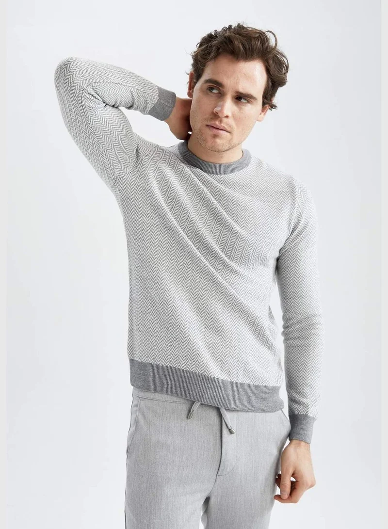 ديفاكتو Man Slim Fit Tricot Pullover