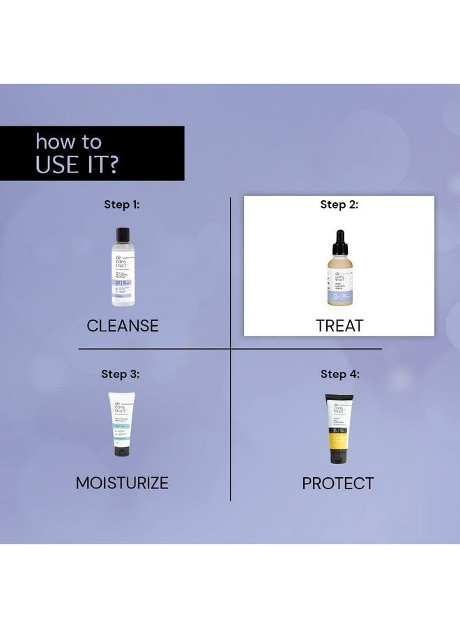 Deconstruct Pore Control Face Serum |2% Salicylic Acid 3% Niacinamide Serum For Acne, Acne Marks, Open Pores & Blackheads | Controls Oil | Beginner Friendly | 30ml