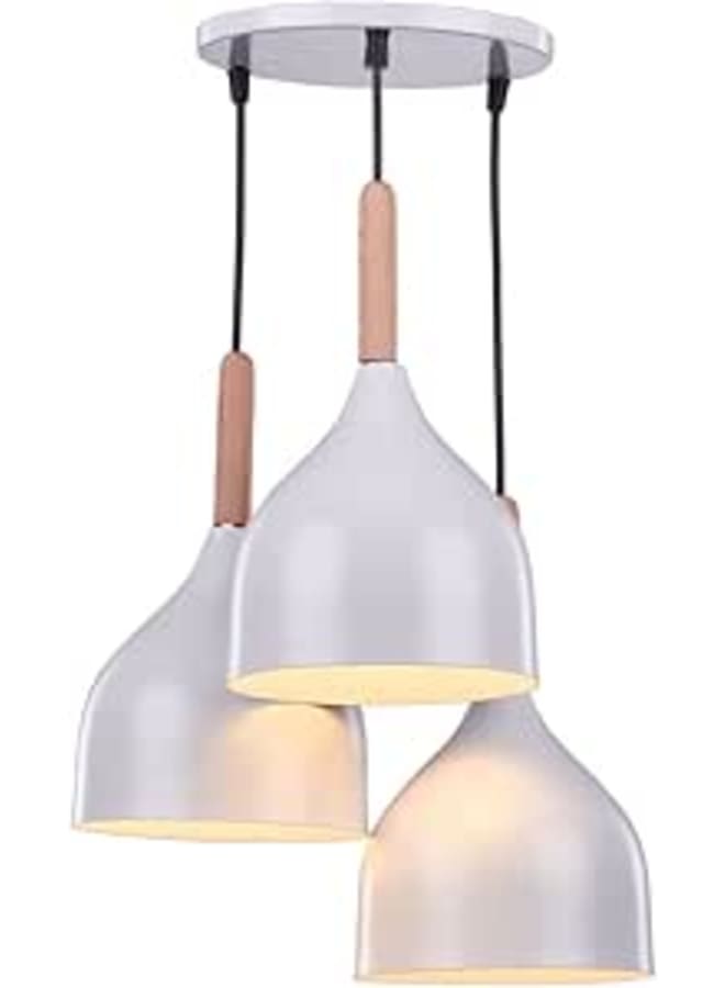 El Rawda Lighting High Quality, Modern Design Ceiling Lamp, For Living Room, Bedroom, Or Hall - White
