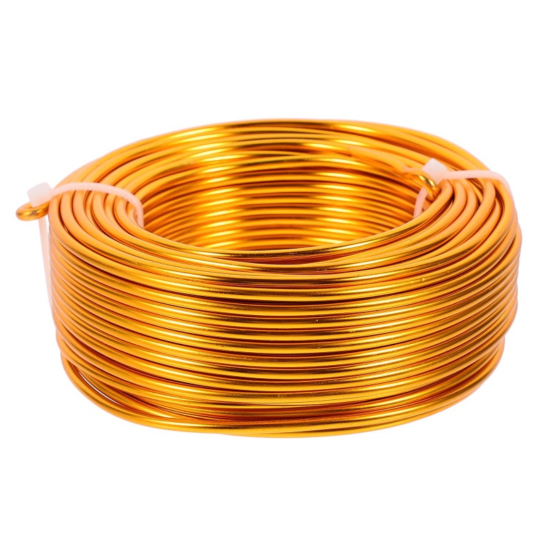 3mm Gold Aluminum Wire Roll Bendable For Jewelry Making DIY Beading Sculpting Supplies - Image 2
