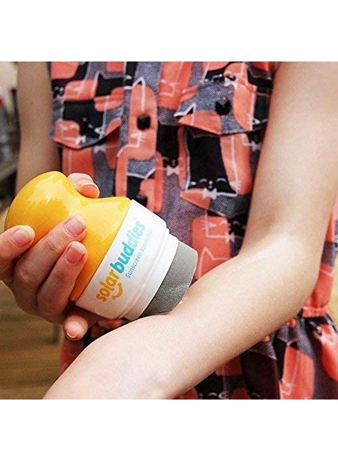 Solar Buddies Sunscreen Applicator - Single Green - BPA-Free Refillable Roll on Sponge Sunscreen, Suncream & Lotion Applicator For Kids, Adults & Families - Holds 3.4fl oz, Perfect Size for Travel - Image 5